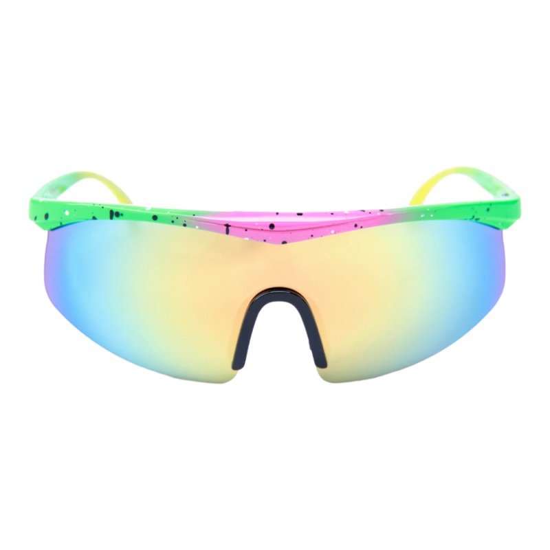 Happy Hour Shades | Firebirds Sunglasses | 80’s Sunrise Splatter | Redmond OS
