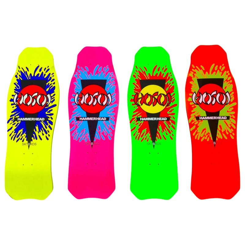 HOSOI OG HAMMERHEAD SPLAT 10.5″ SKATEBOARD DECK Yellow
