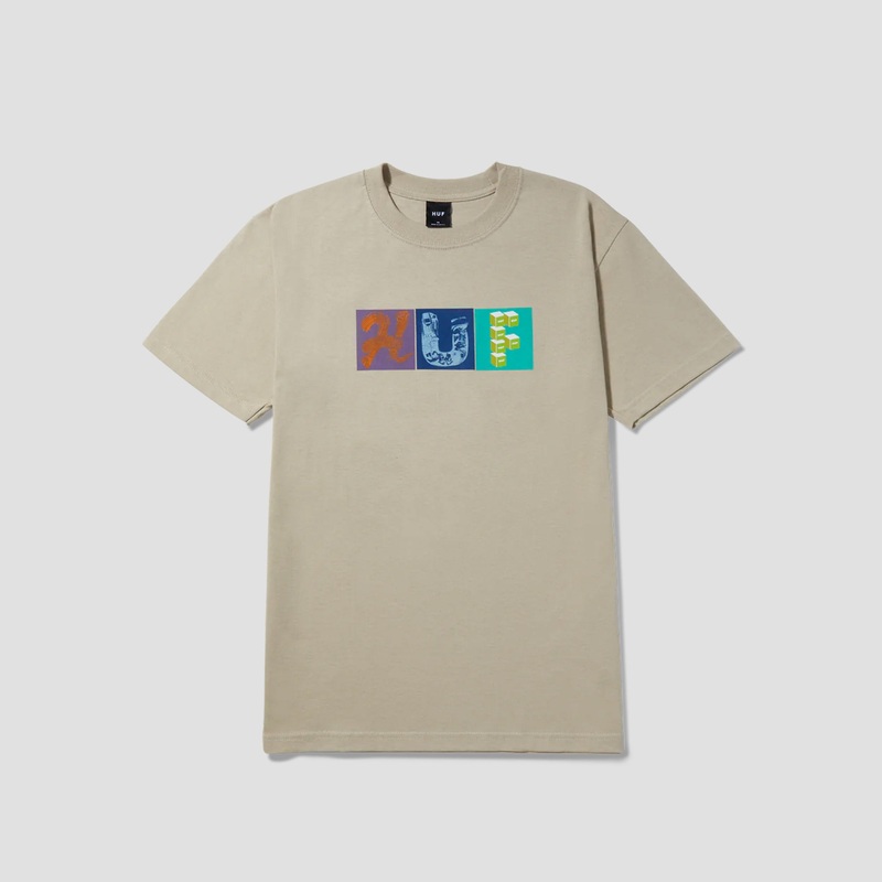 HUF Threemix T-Shirt Clay Small