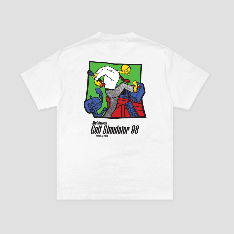 Metalwood Simulator 98 T-Shirt White Small