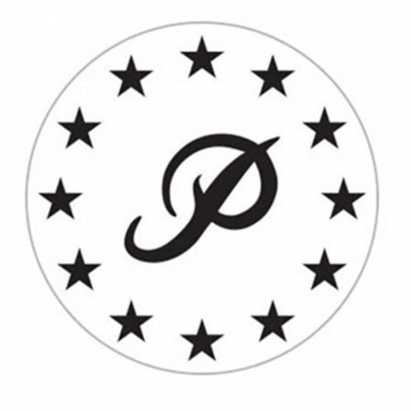 Primitive Skateboarding Classic P Stars Sticker Black 3.75″ x 3.75″