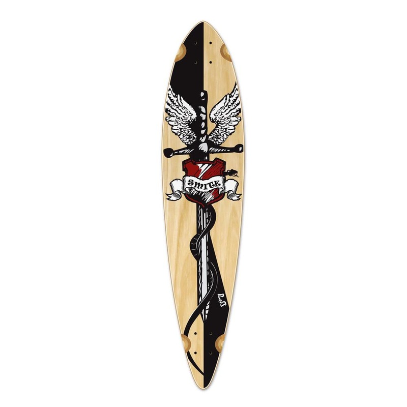 Punked Pintail Smite Longboard Deck Deck