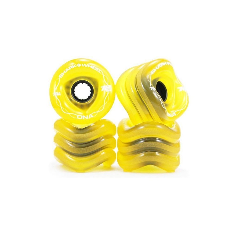 Shark Wheels Longboard – 72MM,78ATransparentAmberDNA