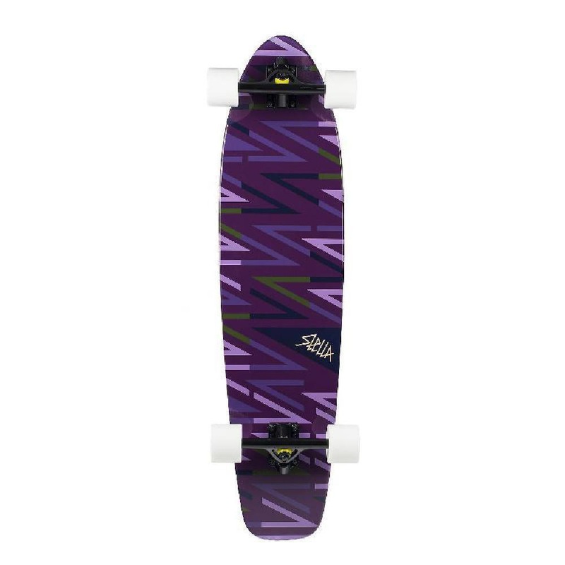 Stella Zig Zag Blunt Nose Kicktail 42″ Longboard Complete