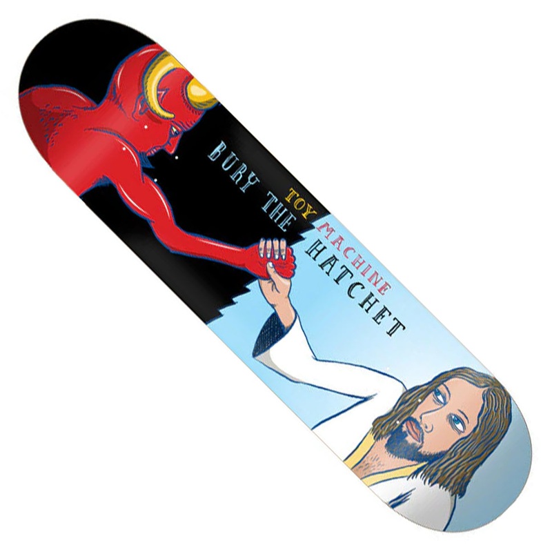 Toy Machine Bury The Hatchet Symmetrical Deck Multicolor 8.25 x 32 WB:14.25