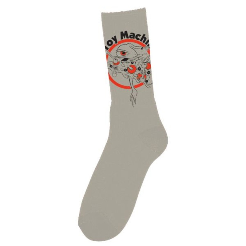Toy Machine Pizza Khaki Socks Pizza Khaki One Size
