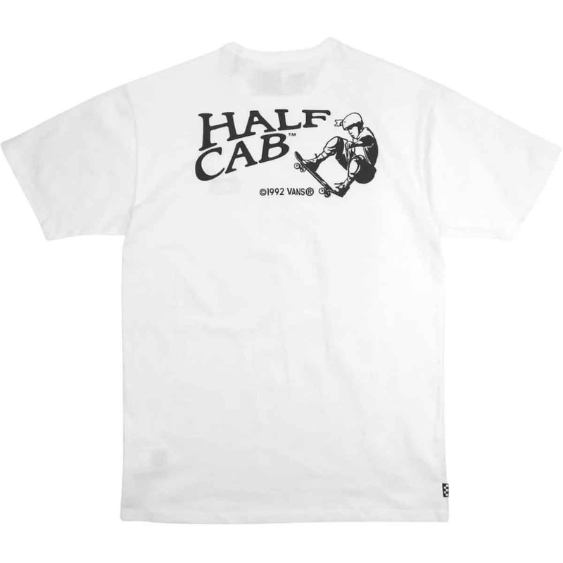 Vans Half Cab Tee White M