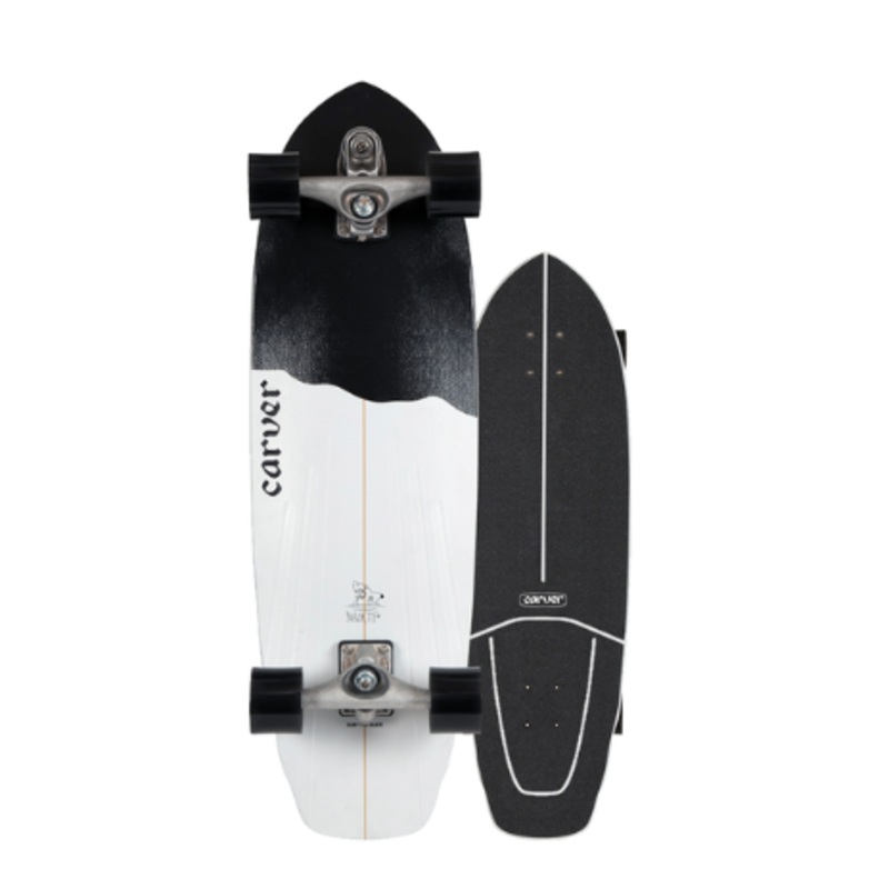 Carver C7 Raw Black Tip 2020 Complete 9.75 in 9.75 in