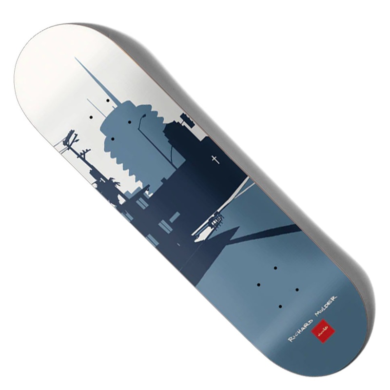 Chocolate Richard Mulder Original City Deck Blue 7.5 x 31