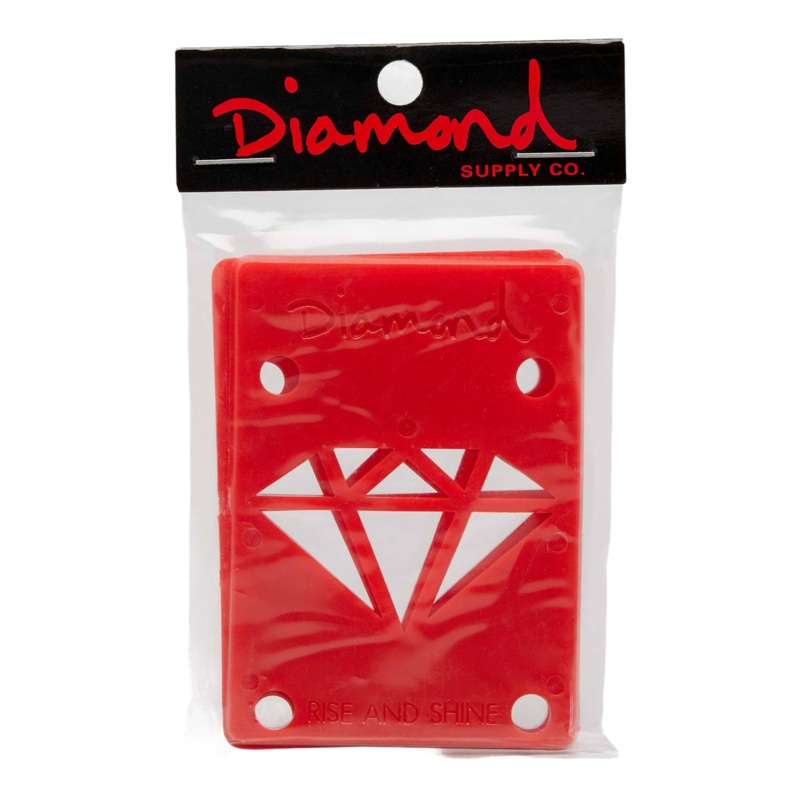 DIAMOND SUPPLY CO. RISER PADS 1/8 RED 1/8 Red