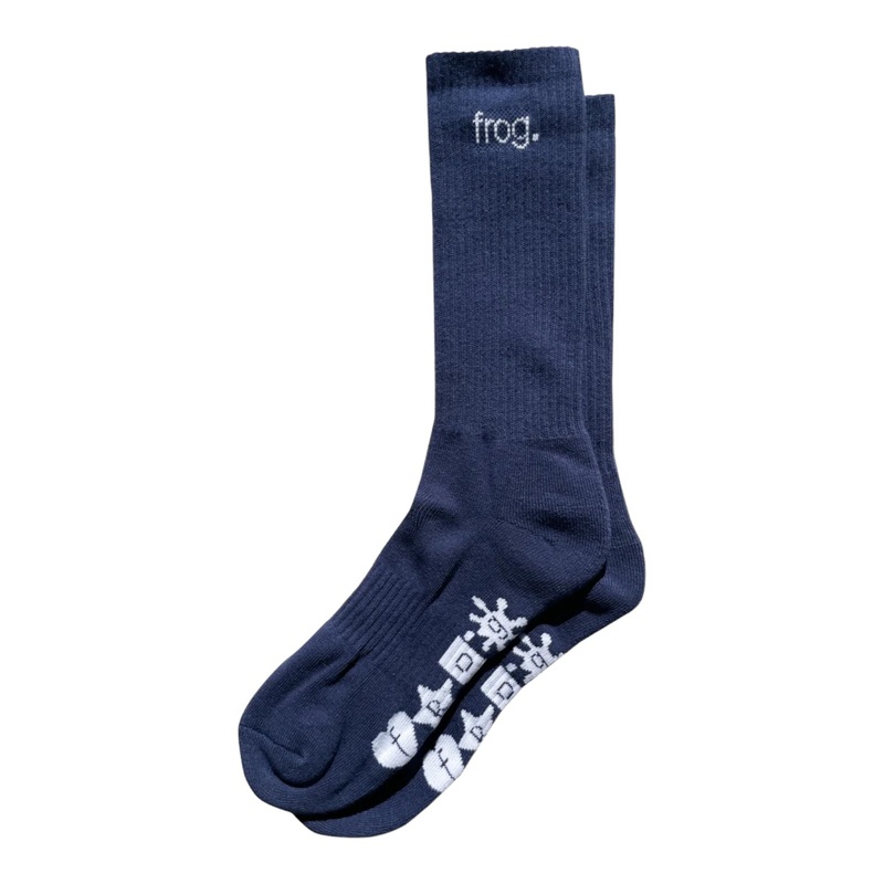 Frog Socks (Navy) OS