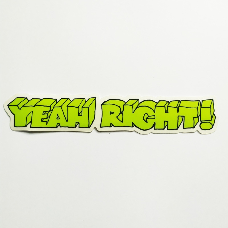 Girl Skateboards – Yeah Right, 20th Anniversary Skateboard Video Sticker