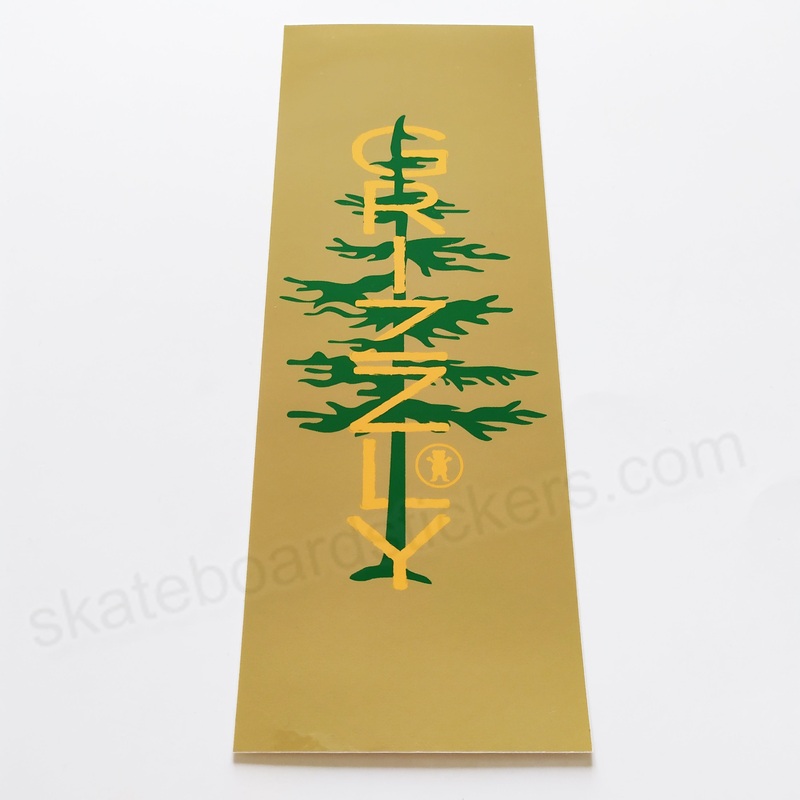 Grizzly Griptape Skateboard Sticker – XL Stamp – 20.5cm high approx