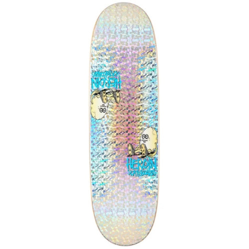 Heroin Holo Egg Symmetrical Skateboard Deck Holographic 9.25″ 9.25″
