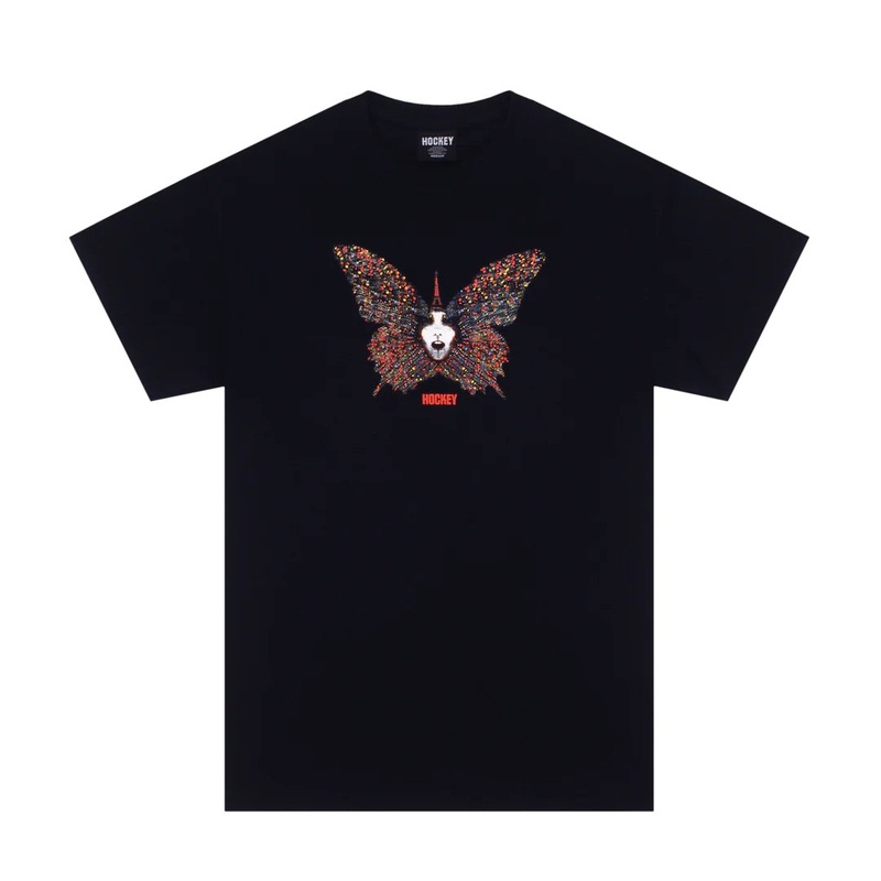 HOCKEY FIREWORK T SHIRT BLACK S