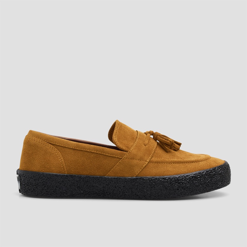 Last Resort AB VM005 Loafer Skate Shoes Golden Brown / Black UK3