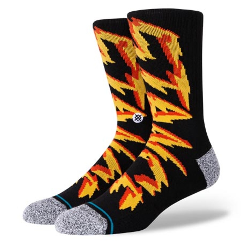 Stance Electrified Crew Socks Black Medium