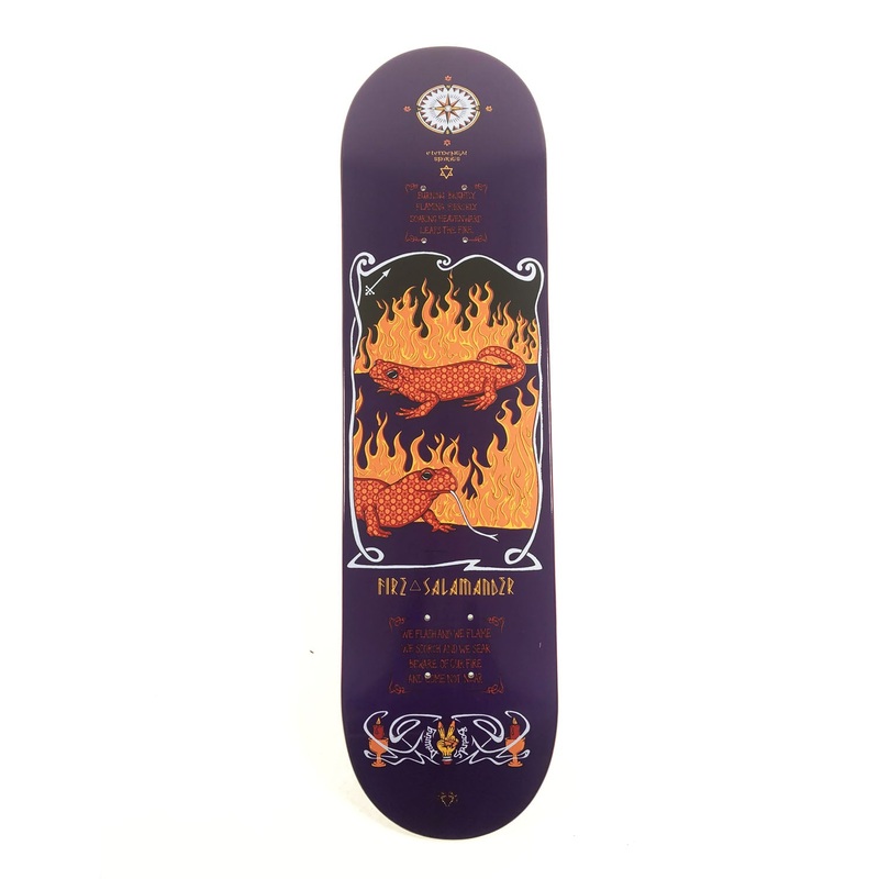 The Drawing Boards – 8.25″ – Elemental Spirits – Fire Salamander Deck