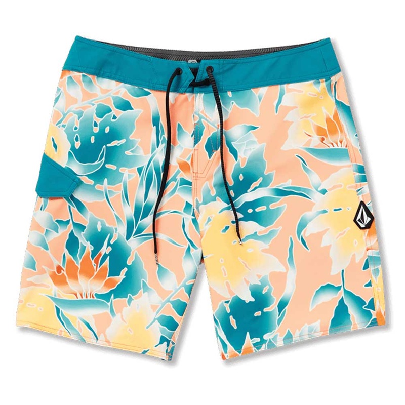 Volcom Men’s Leaf It Mod-Tech Trunks – Salmon 30 Salmon