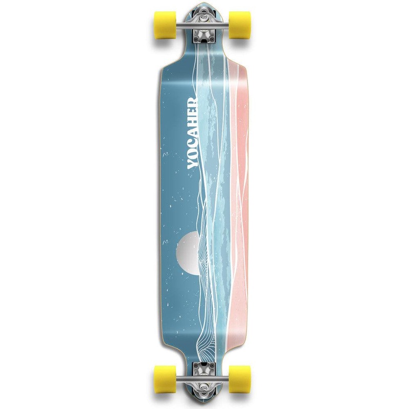 Yocaher Horizon Night 41.25″ Drop Down Longboard Complete