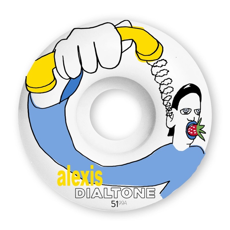 DIAL TONE WHEEL CO. SABLONE STRAWBERRY WHEELS 51mm 51mm