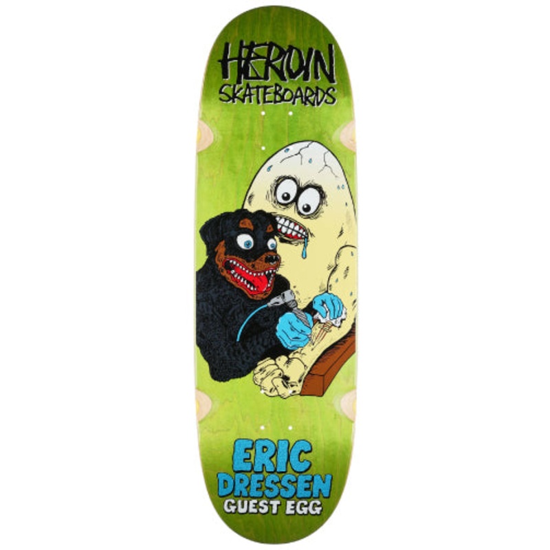 Heroin Dressen Guest Egg Skateboard Deck 9.75″ 9.75″
