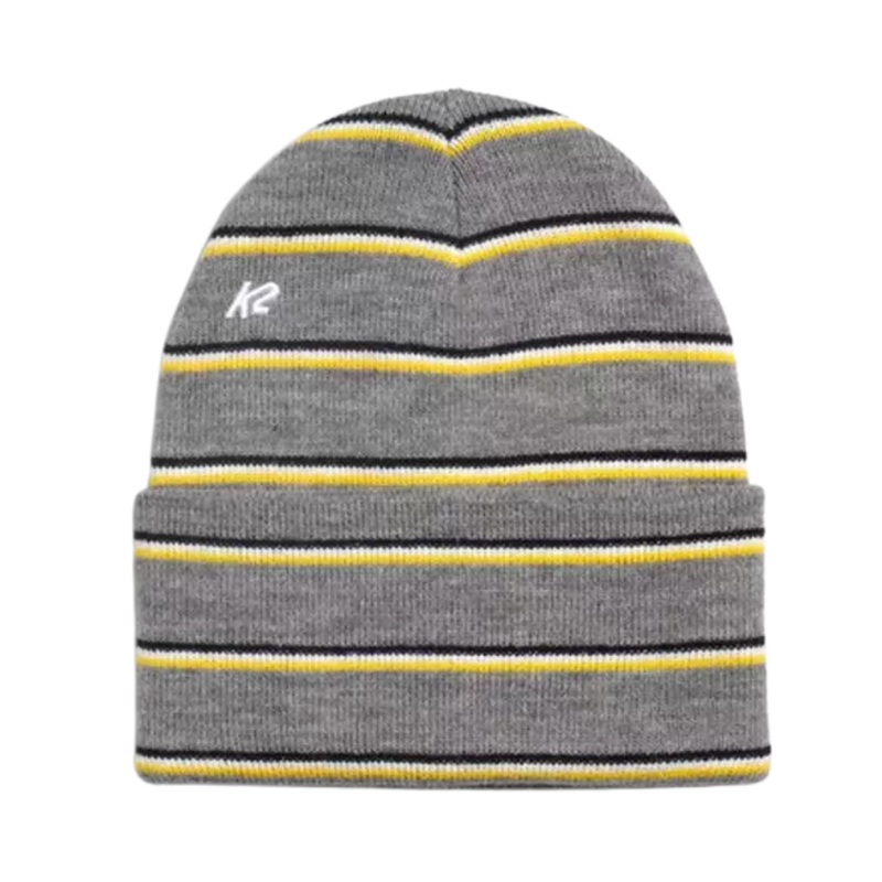 K2 Stripe Beanie Gray