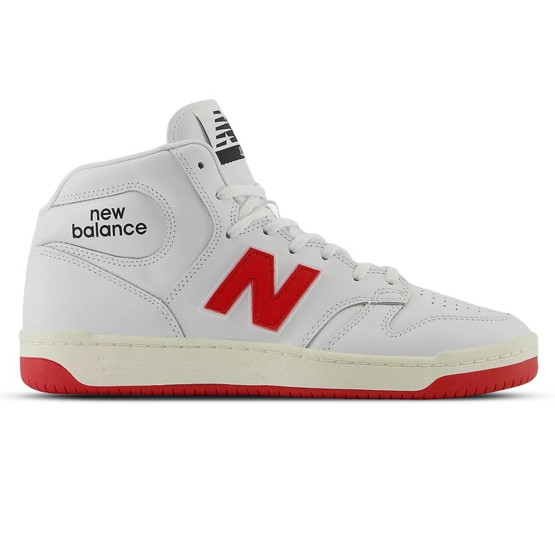 New Balance Numeric 480 High White/Red 8
