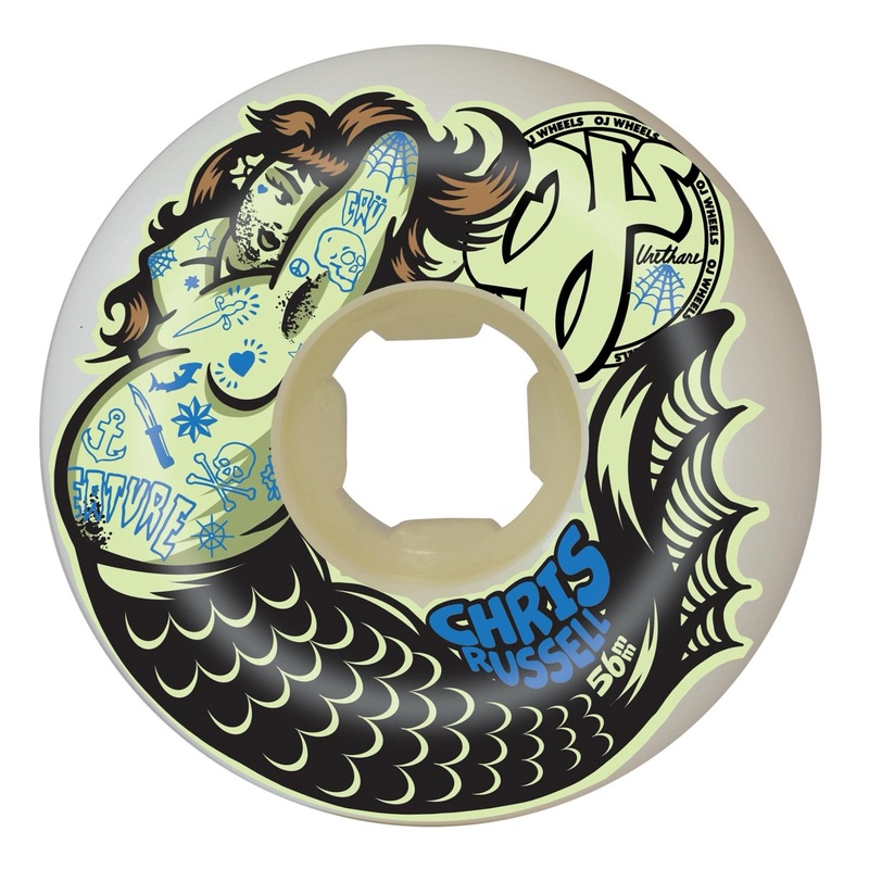 OJ WHEELS RUSSELL DOUBLE DURO 56mm MINI COMBO