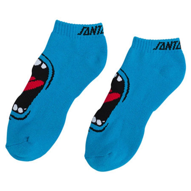 Santa Cruz Big Mouth No Show Socks Blue 9-11