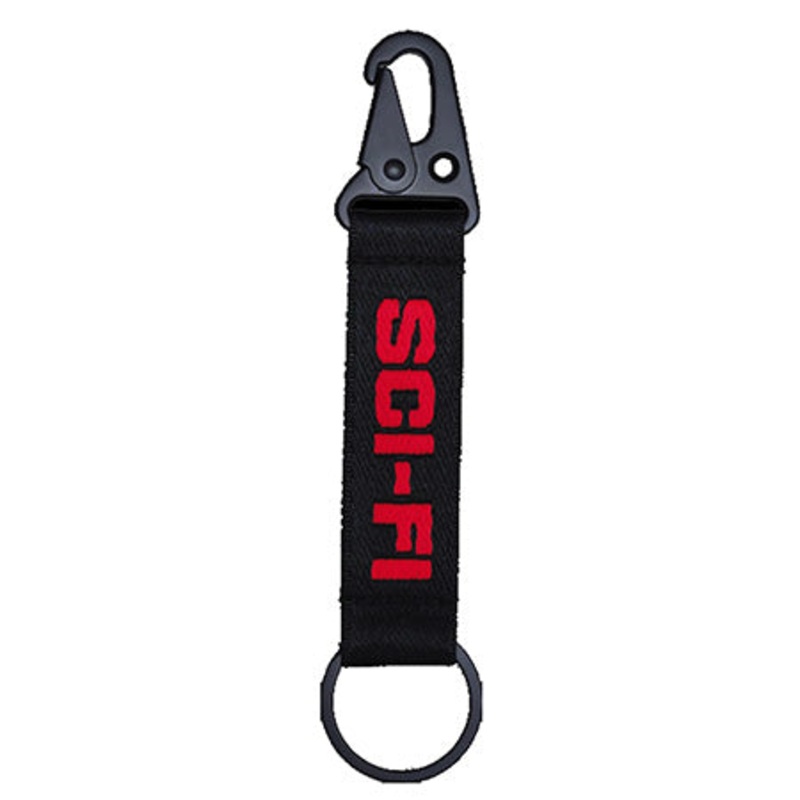 Sci-Fi Fantasy Webbing Keychain Black One size fits all
