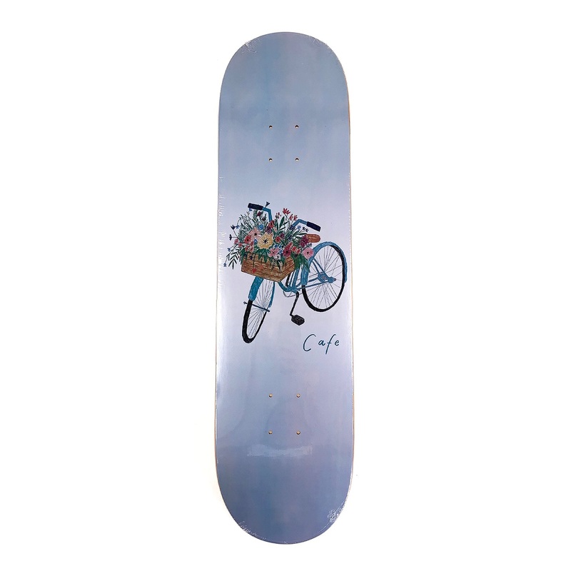Skateboard Cafe – 8.25″ – Flower Basket Deck Grey