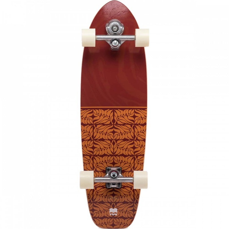 Yow Teahupoo Power 34″ Surfskate Cruiser Longboard Complete
