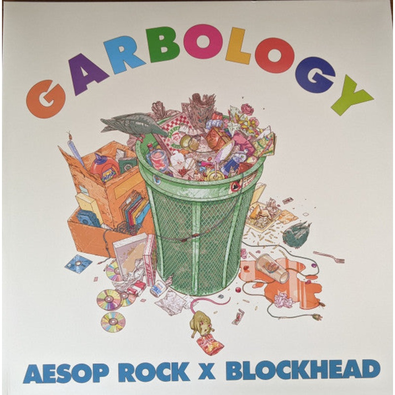Aesop Rock X Blockhead  Garbology (Instrumental Version) Yellow/Green/Black Color 2xLP Vinyl LP Record