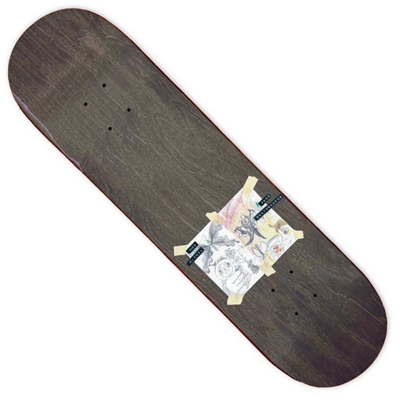 Frog Skateboards Nick Michel Bug Finder Deck Assorted Woodgrain 8.25 x 31.98 WB:14.25