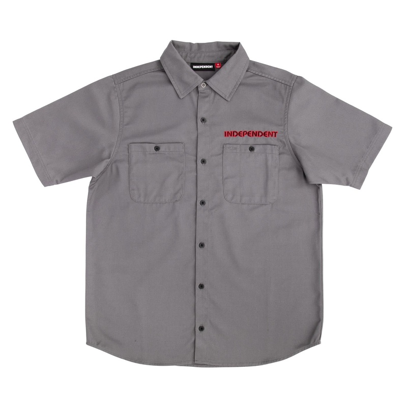Independent Union S/S Work Top Small Khaki