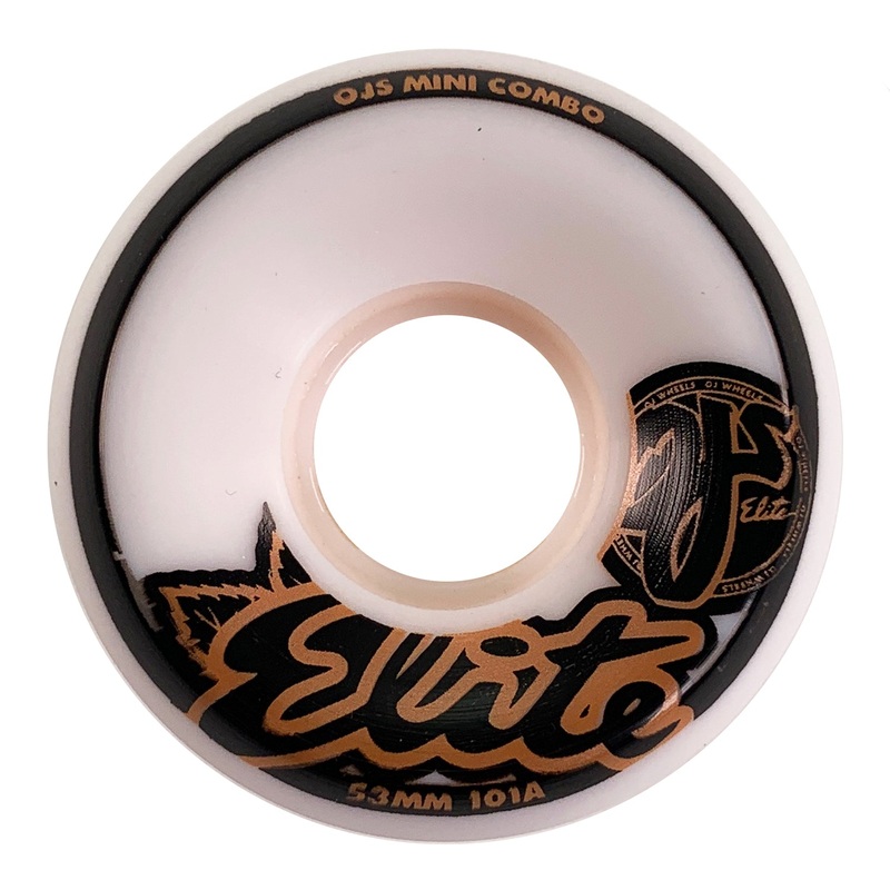 OJ Elite – 53mm – 101a Mini Combo Wheels – White