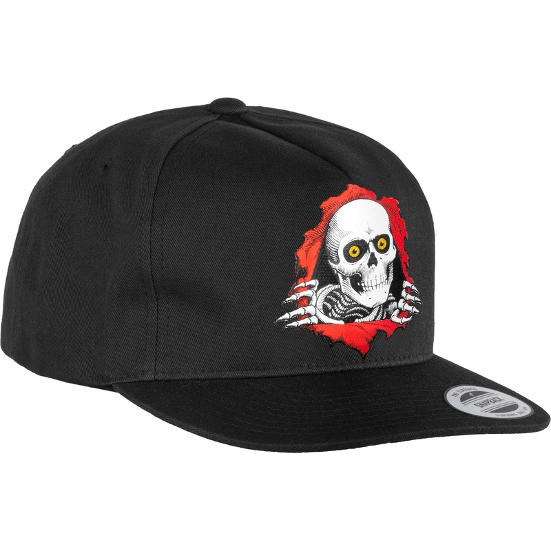 Powell Peralta Ripper Black Snapback Hat