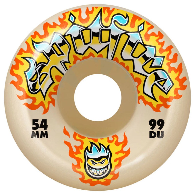 Spitfire Chrome Venom Conical Full Formula Four 99D Wheels Natural 54mm