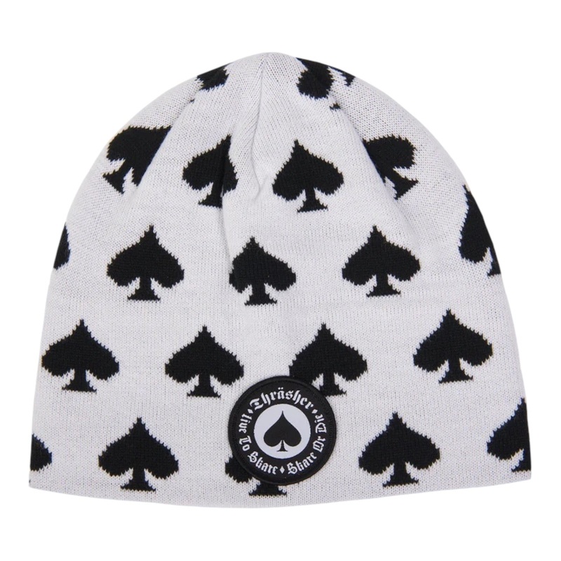 Thrasher Oath Beanie White OS