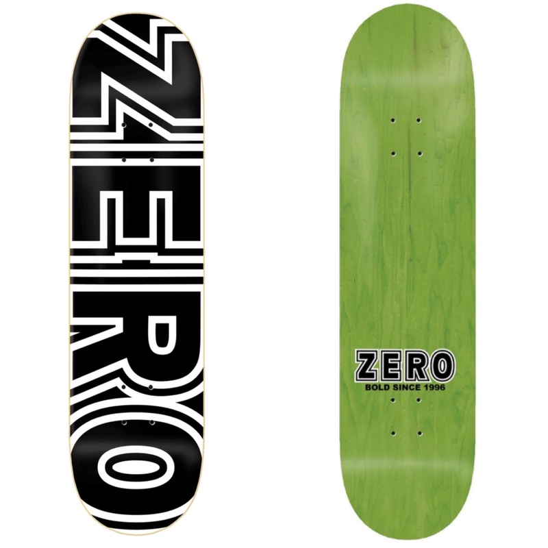 Zero Team Bold Skateboard Deck 8.25″ Deck Only 8.25