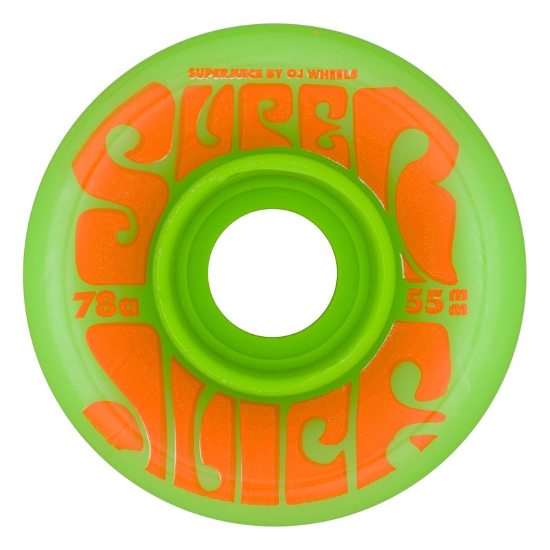 55mm Mini Super Juice Green 78a OJ Skateboard Wheels No Color 55mm