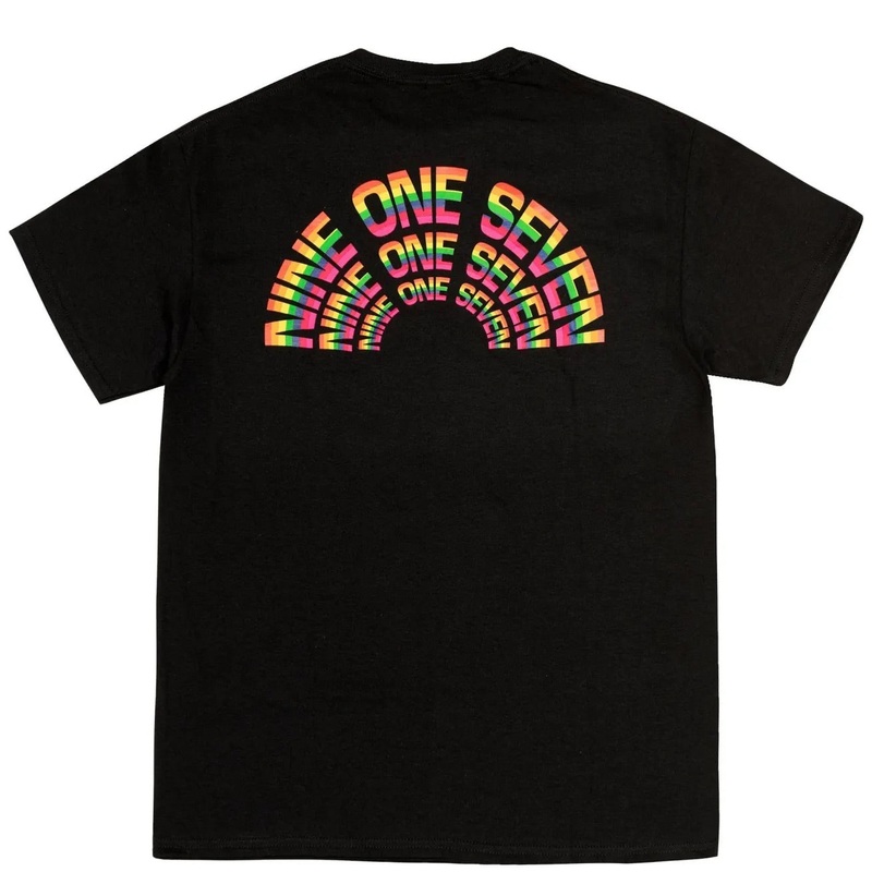 917 Rainbow T Shirt Black M