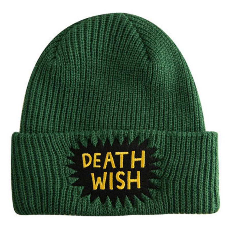 Deathwish Quarantine Beanie Green One size fits all