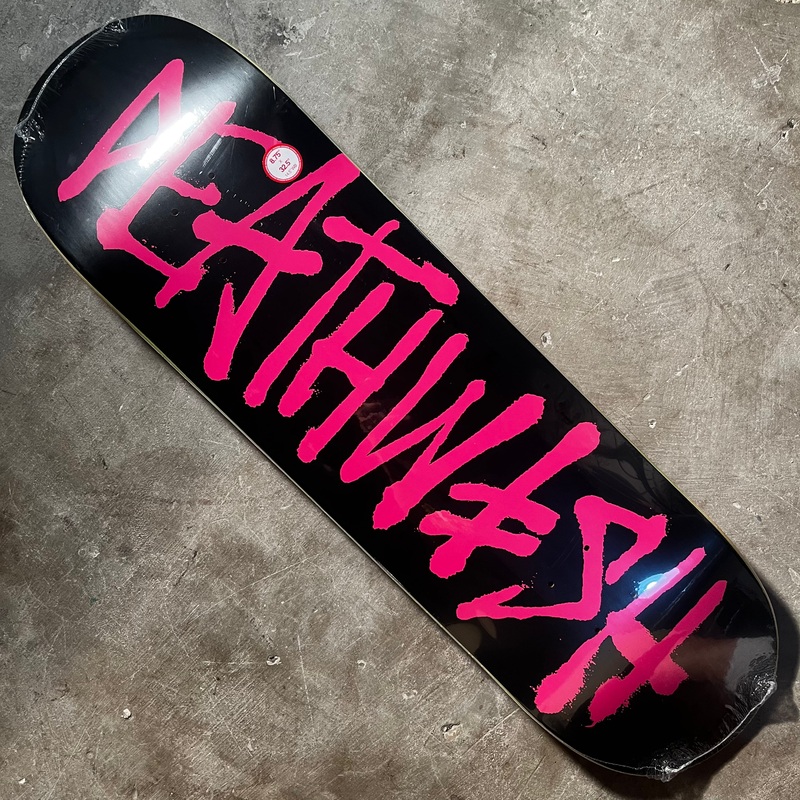 Deathwish Skateboards – OG Deathspray – Black / Pink 8.75″