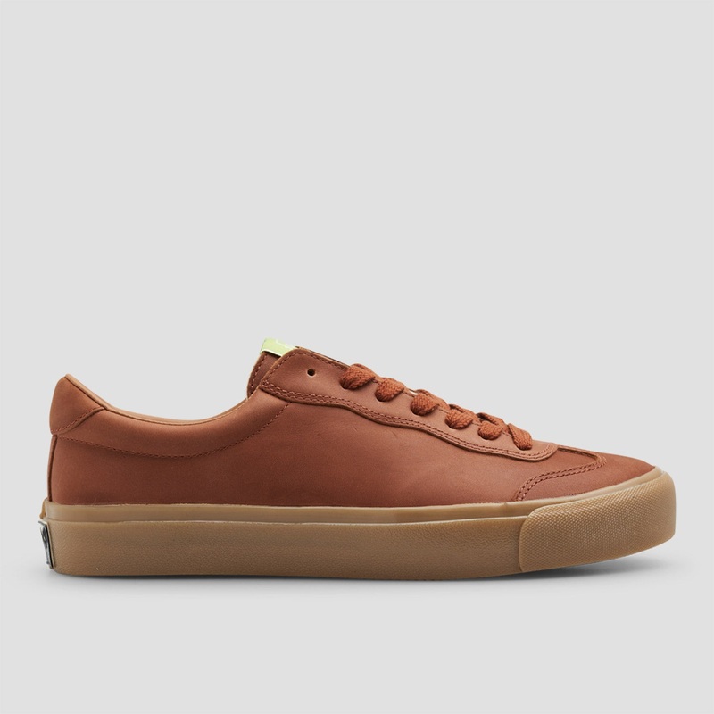 Last Resort AB VM004 Milic Leather Skate Shoes Brown / Gum UK3