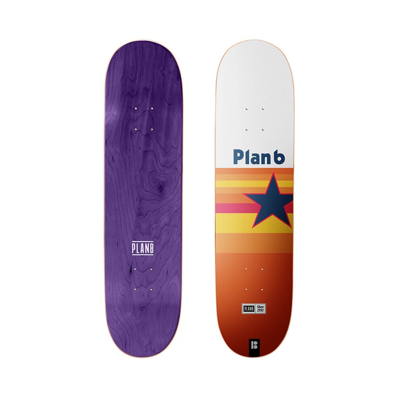 Plan B Houston 8.125″ Skateboard Deck