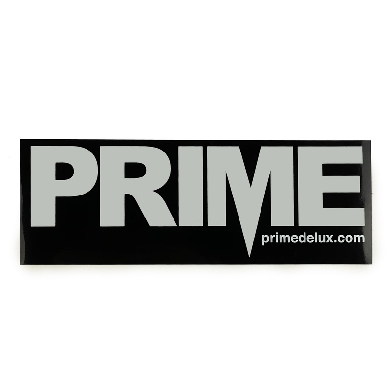 Prime Delux OG Sticker XXL – White / Black