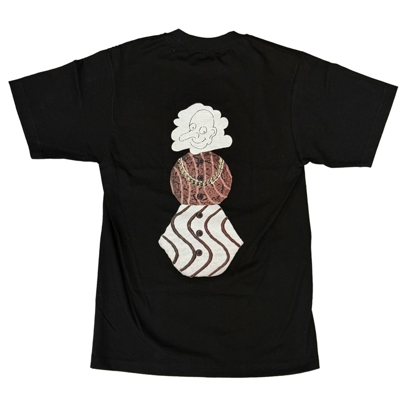 Quartersnacks Whistler’s Snackman T Shirt Black Small