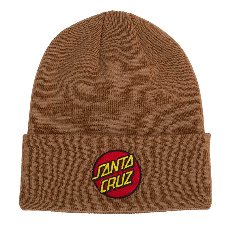 Santa Cruz Classic Dot Long Shoreman Beanie – Brwn Sgr Brwn Sgr
